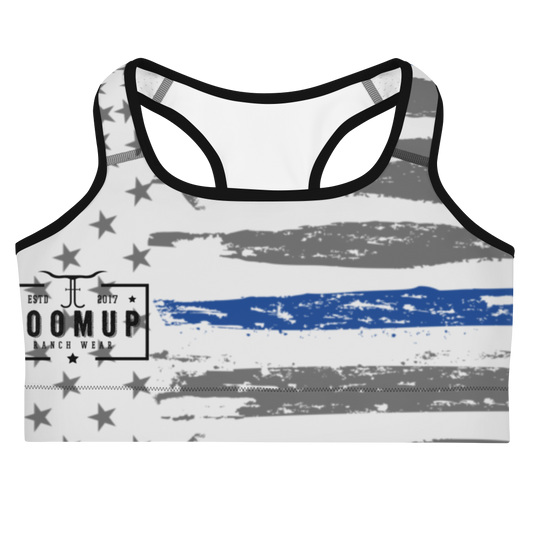 Thin Blue Line Sports bra