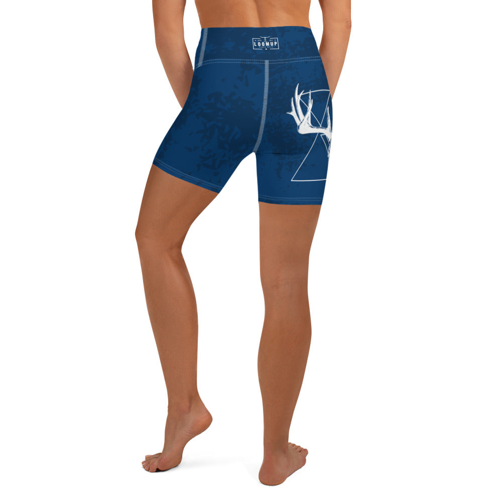 Deer Skull Yoga Shorts