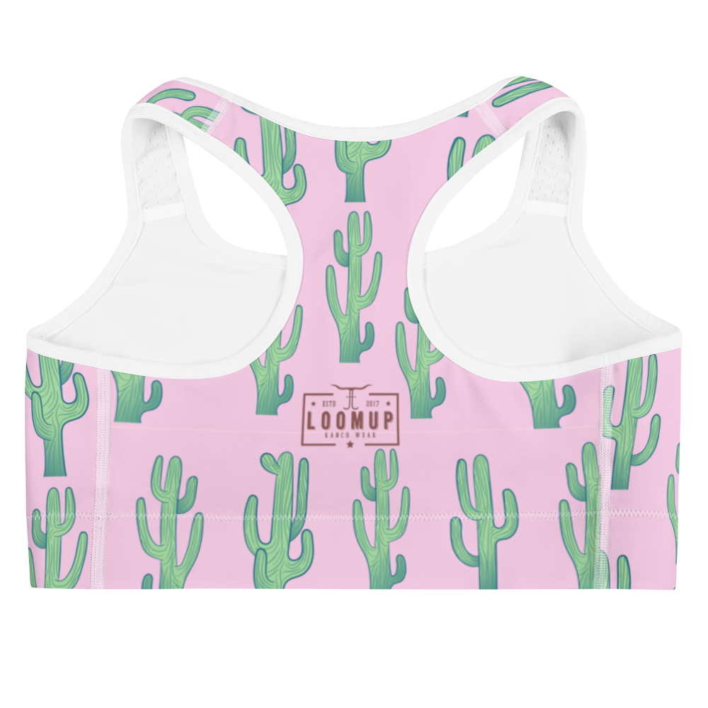 Pink Cactus Sports bra