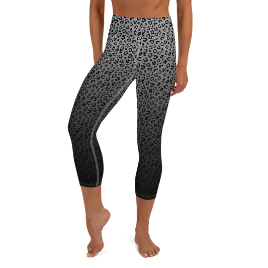 Ombre Cheetah Yoga Capri Leggings