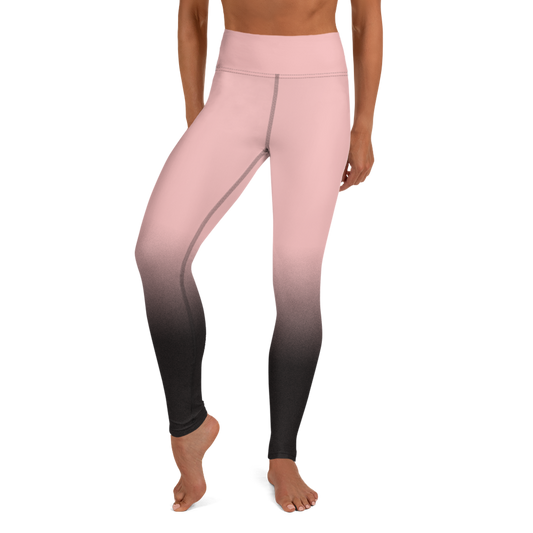 Pink Ombre Yoga Leggings