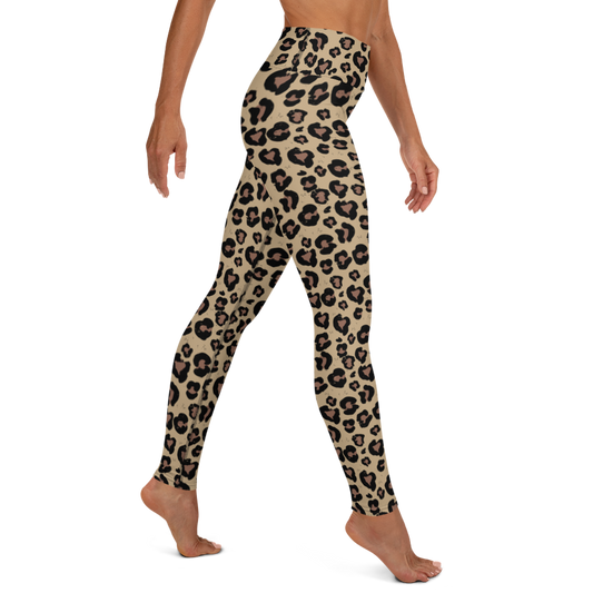 Dark Cheetah Yoga Leggings