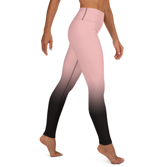 Pink Ombre Yoga Leggings
