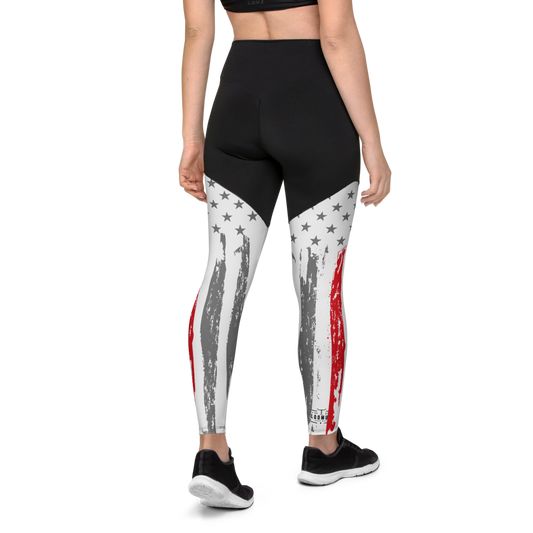 Thin Red Line Sports Leggings