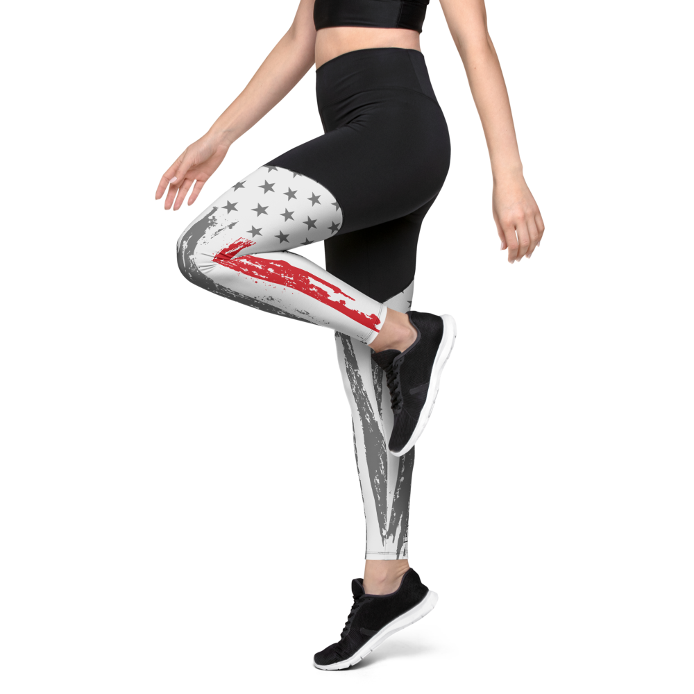 Thin Red Line Sports Leggings