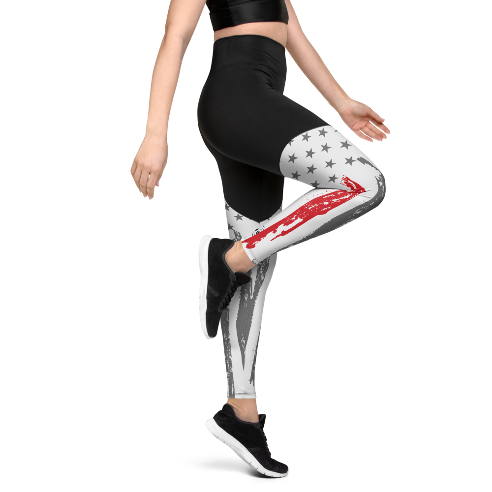 Thin Red Line Sports Leggings