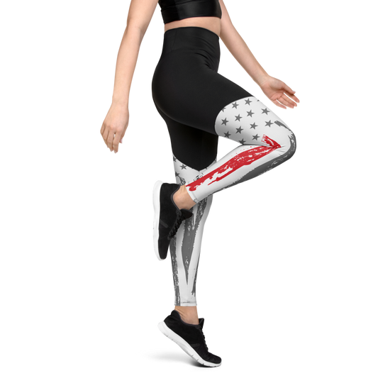 Thin Red Line Sports Leggings