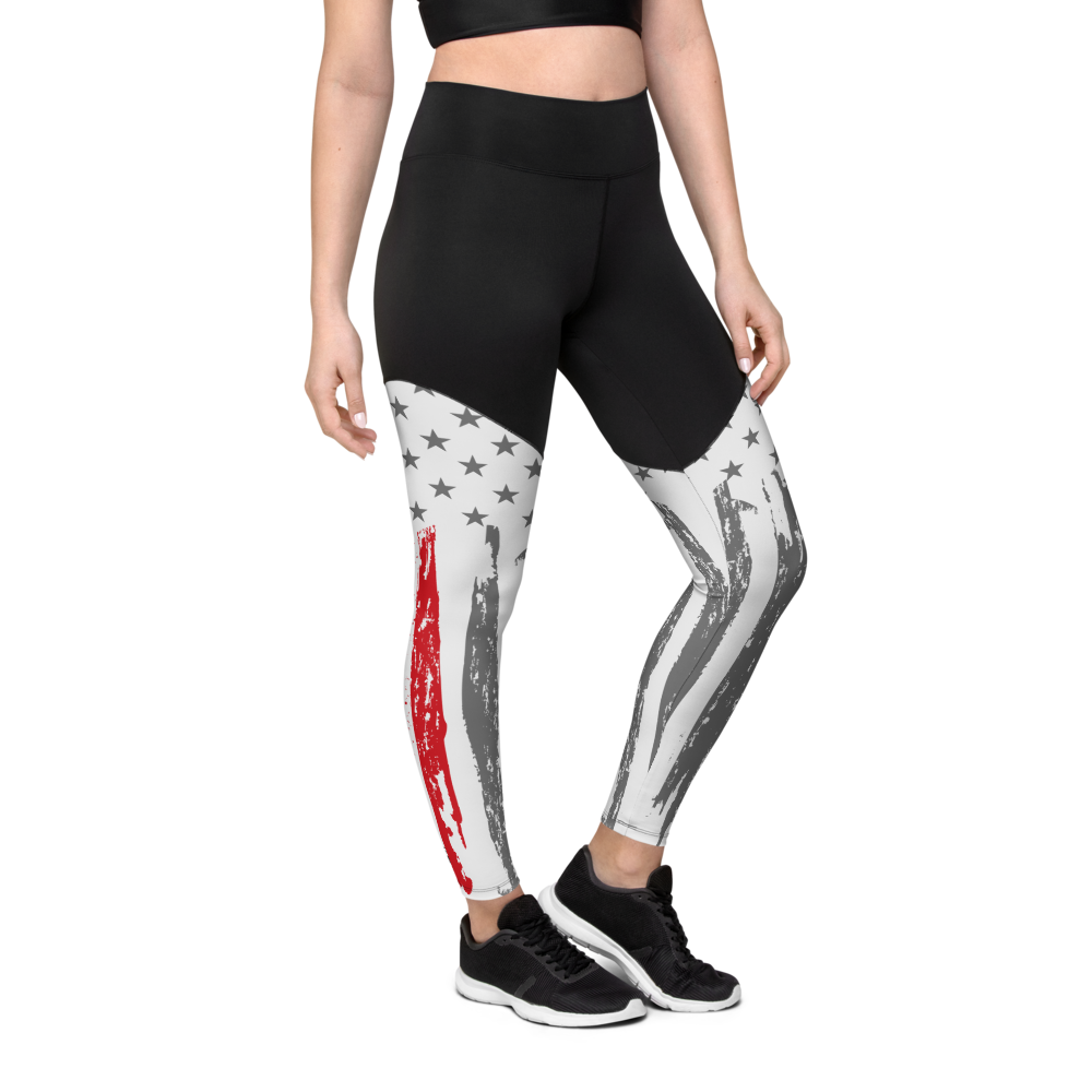 Thin Red Line Sports Leggings