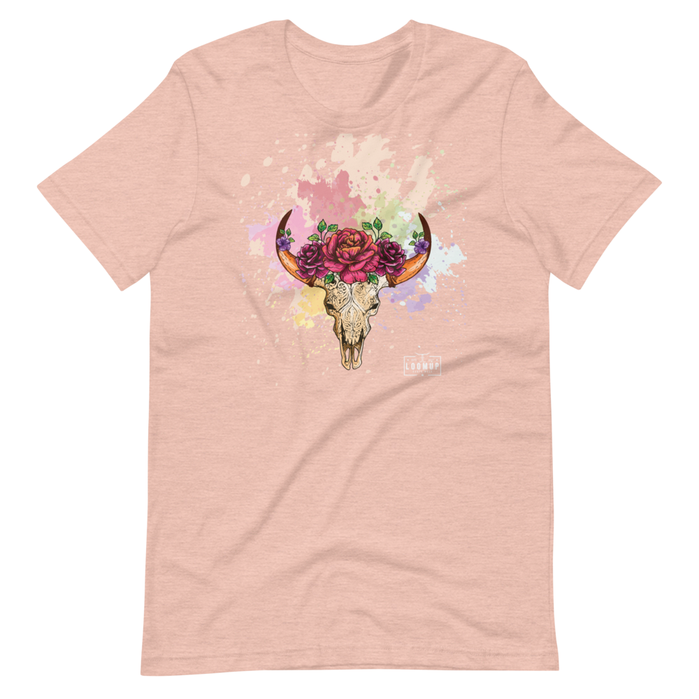 Floral Steer Tee